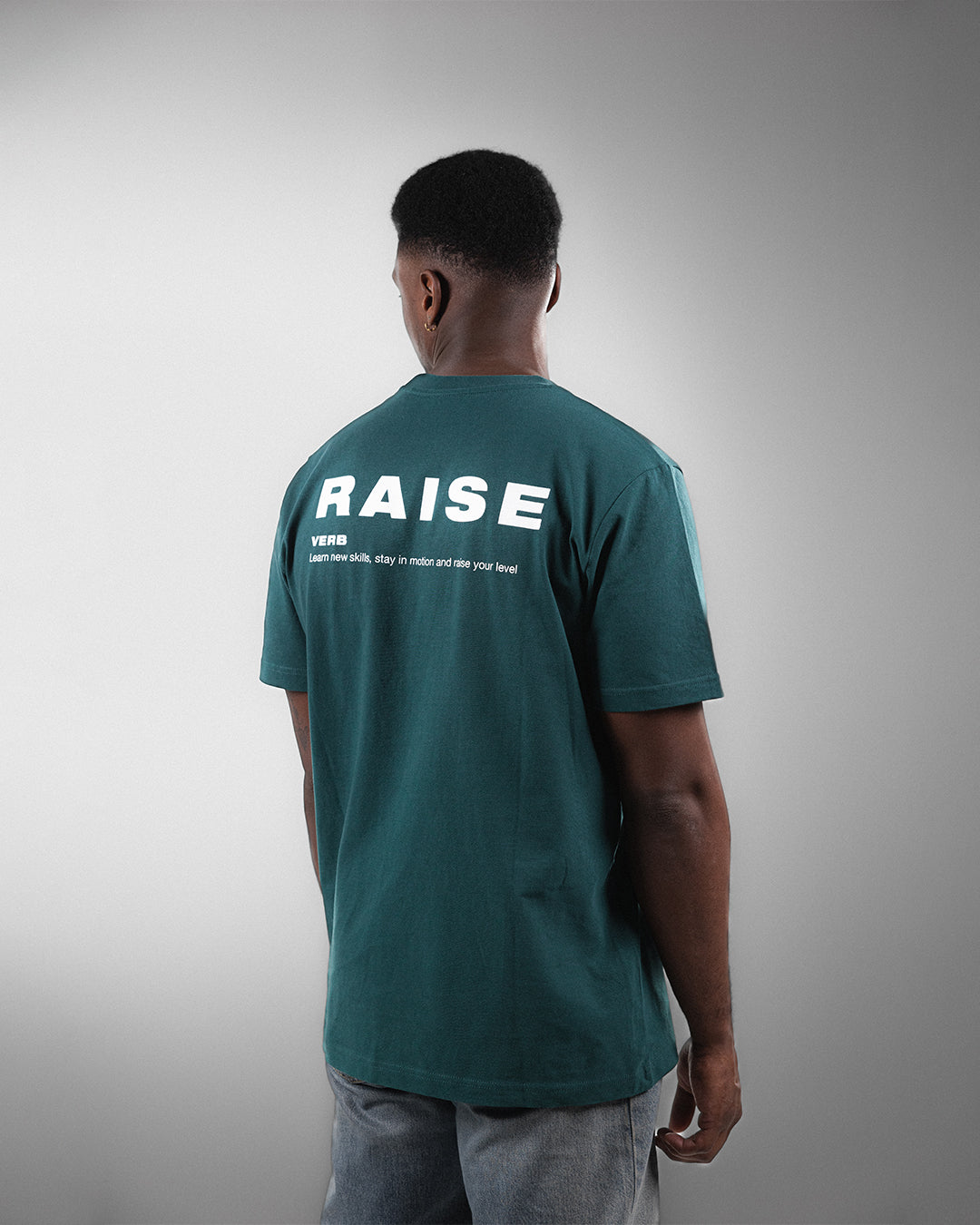 T-shirt Raise Glazed Green Men